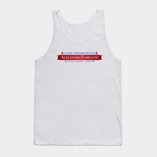 Alexander Hamilton for President Tank Top